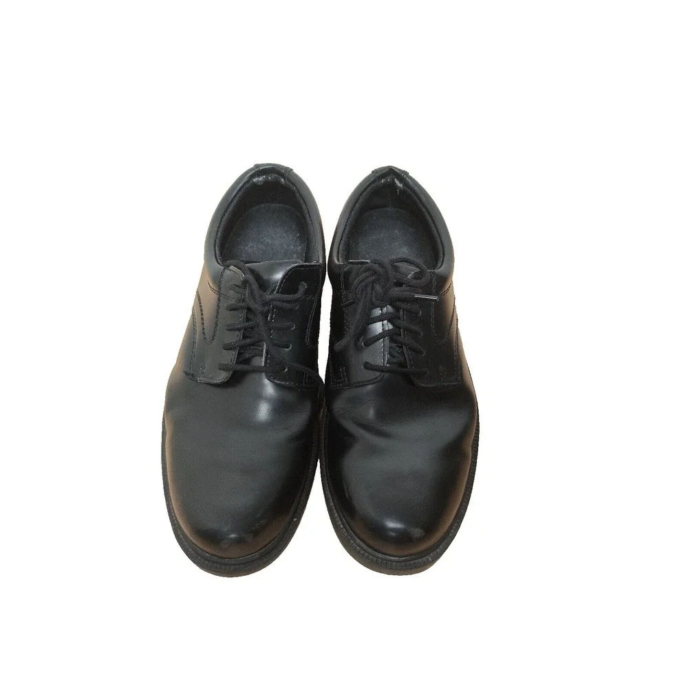 Deer Stags TIMES black‎ leather plain toe lace up oxford men's size US 9.5 M
